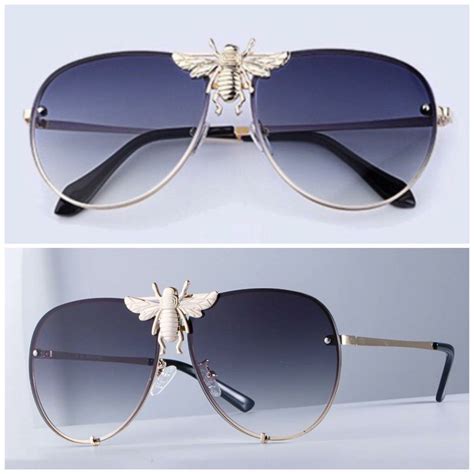 gucci bee sunglasses men|Gucci sunglasses bee collection.